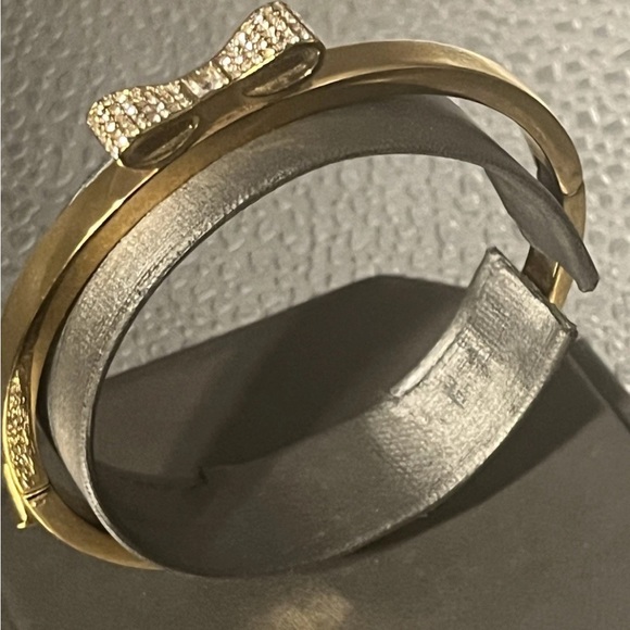 Kate Spade Gold, Rose and Silver Bow and Heart Bracelet Trio - Picture 4 of 10